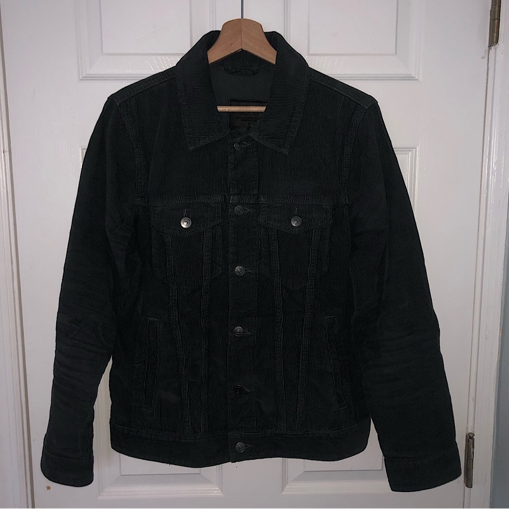 Abercrombie & Fitch Corduroy Trucker Jacket - SMALL.